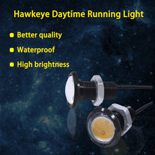 Load image into Gallery viewer, 10 PCS 18mm 1.5W DC9-80V Motorcycle Eagle Eye Light Single Lens, 18mm Single Lens(Yellow Light), 18mm Single Lens(Red Light), 18mm Single Lens(White Light)