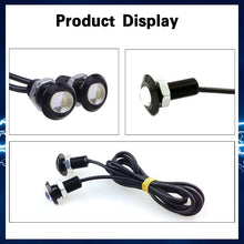 Load image into Gallery viewer, 10 PCS 18mm 1.5W DC9-80V Motorcycle Eagle Eye Light Single Lens, 18mm Single Lens(Yellow Light), 18mm Single Lens(Red Light), 18mm Single Lens(White Light)