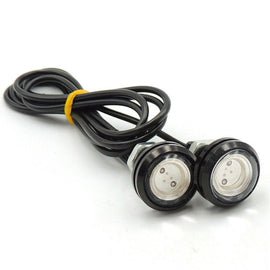 10 PCS 23mm 1.5W DC9-80V Motorcycle Eagle Eye Light Double Lens, 23mm Double Lens(Red Light), 23mm Double Lens(White Light), 23mm Double Lens(Yellow Light)