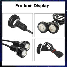 Load image into Gallery viewer, 10 PCS 23mm 1.5W DC9-80V Motorcycle Eagle Eye Light Double Lens, 23mm Double Lens(Red Light), 23mm Double Lens(White Light), 23mm Double Lens(Yellow Light)