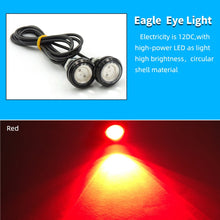 Load image into Gallery viewer, 10 PCS 23mm 1.5W DC9-80V Motorcycle Eagle Eye Light Double Lens, 23mm Double Lens(Red Light), 23mm Double Lens(White Light), 23mm Double Lens(Yellow Light)