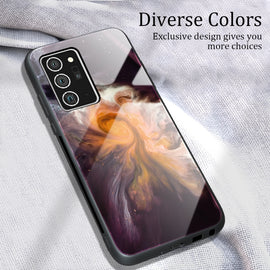 Marble Pattern Glass Protective Case