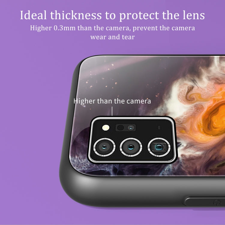 Marble Pattern Glass Protective Case