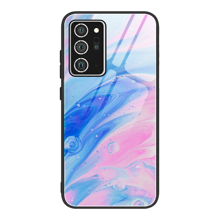 Marble Pattern Glass Protective Case