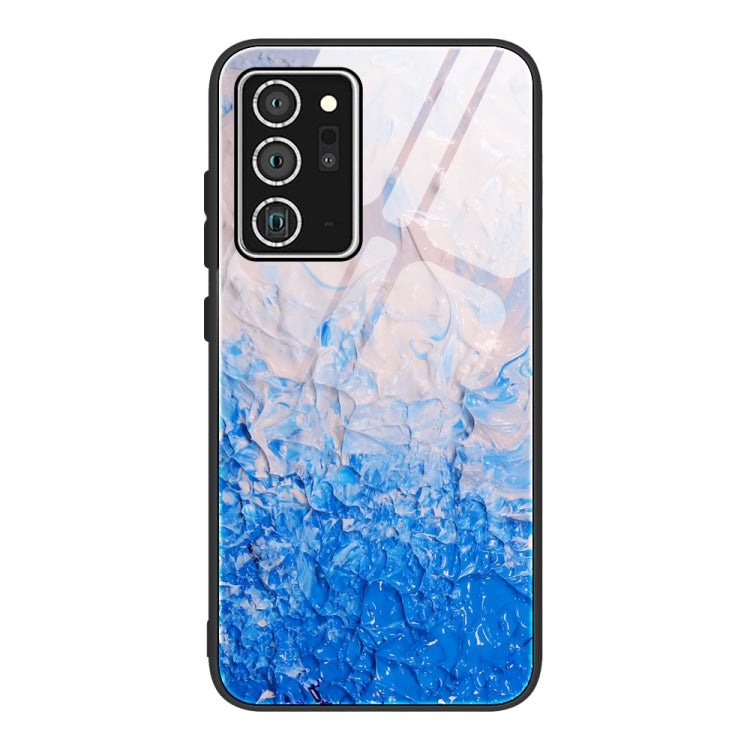 Marble Pattern Glass Protective Case