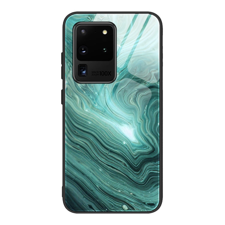Marble Pattern Glass Protective Case