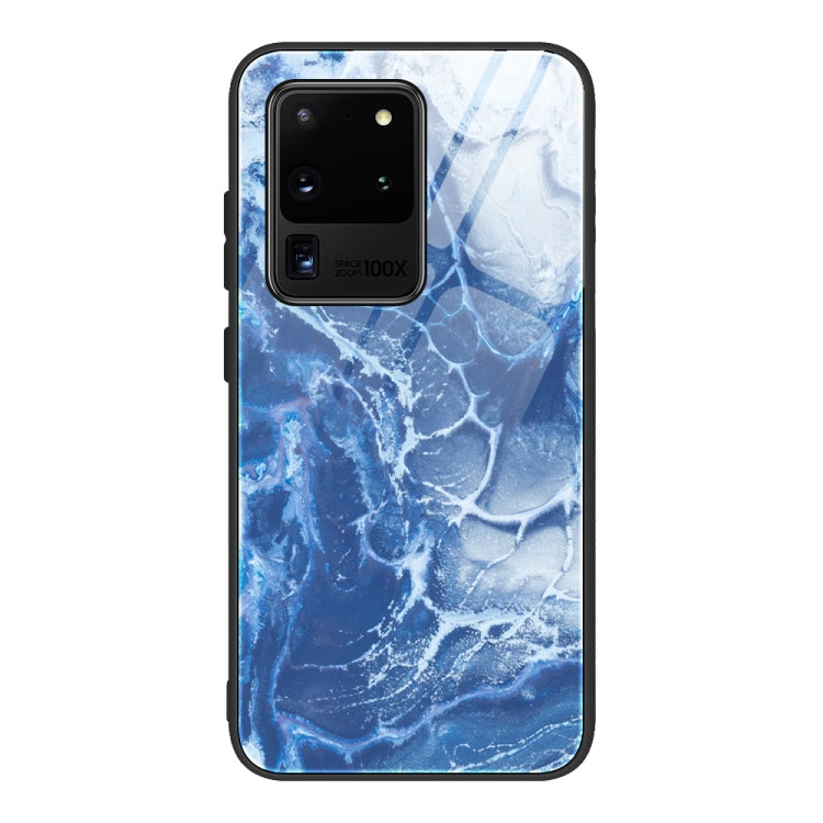 Marble Pattern Glass Protective Case
