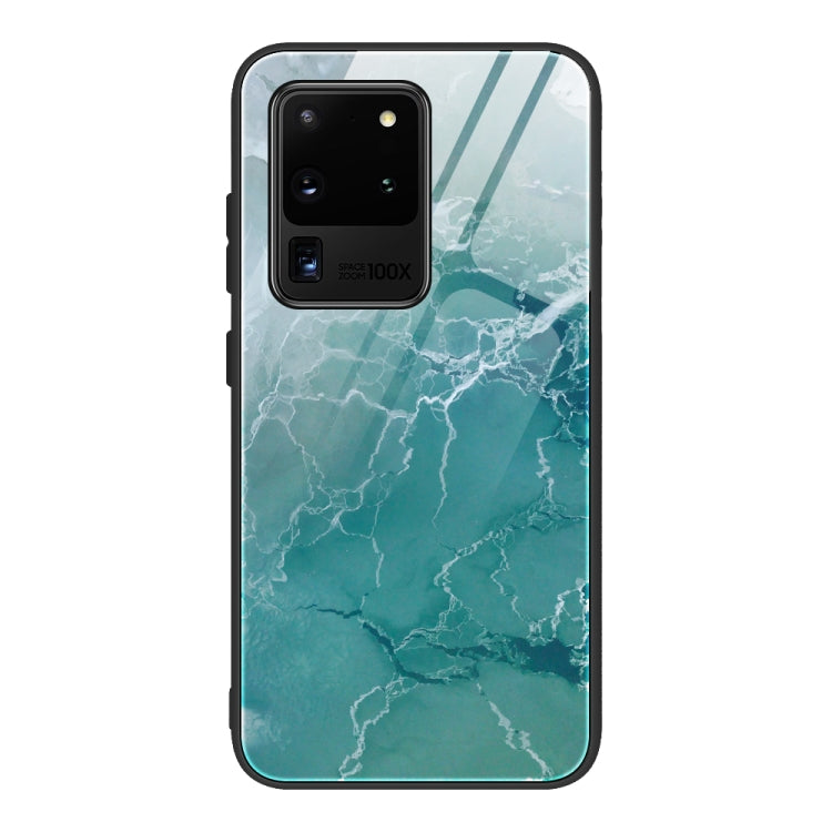 Marble Pattern Glass Protective Case