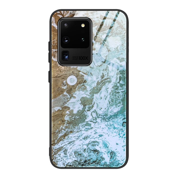 Marble Pattern Glass Protective Case