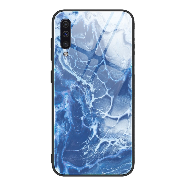 Marble Pattern Glass Protective Case