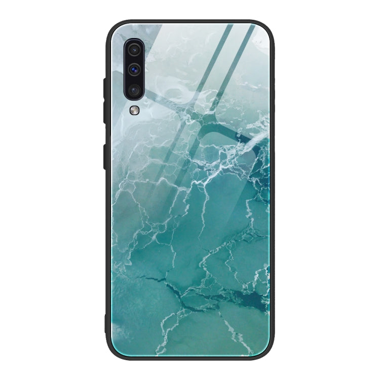Marble Pattern Glass Protective Case