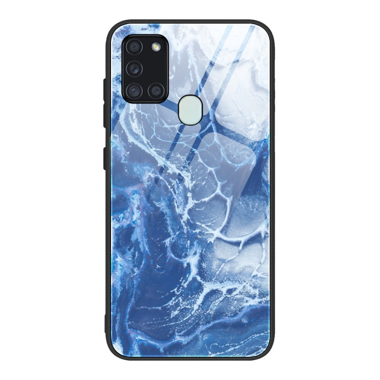 Marble Pattern Glass Protective Case