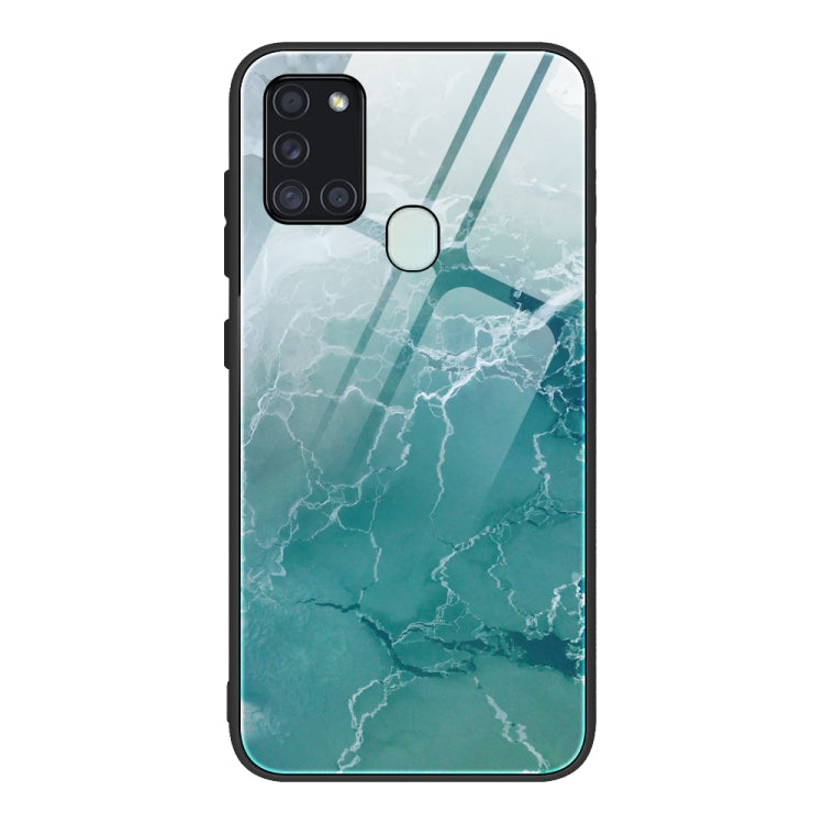 Marble Pattern Glass Protective Case
