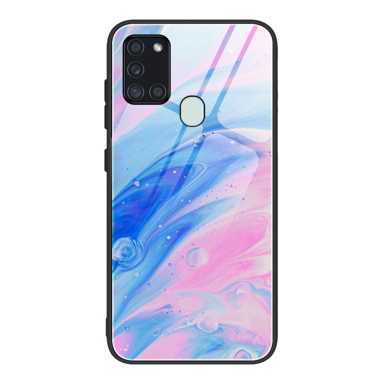 Marble Pattern Glass Protective Case