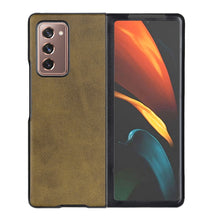 Load image into Gallery viewer, Two-color Cowhide Texture PU Shockproof Protective Case