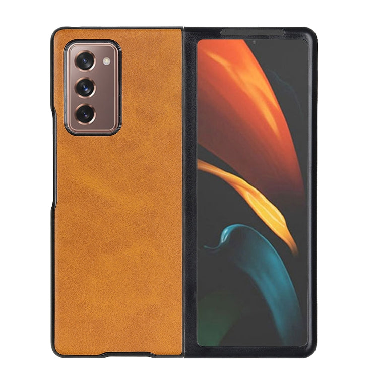 Two-color Cowhide Texture PU Shockproof Protective Case