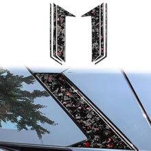 Load image into Gallery viewer, 6pcs/Set Forged Gold Foil Carbon Fiber Car Roof Camera Decorative Sticker for Chevrolet Corvette C8 2020-, Left and Right Driver, Roof Camera