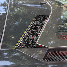 Load image into Gallery viewer, 6pcs/Set Forged Gold Foil Carbon Fiber Car Roof Camera Decorative Sticker for Chevrolet Corvette C8 2020-, Left and Right Driver, Roof Camera