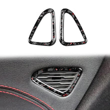 Load image into Gallery viewer, 2pcs/Set Forged Gold Foil Carbon Fiber Car Door Air Outlet Decorative Sticker for Chevrolet Corvette C8 2020-, Left and Right Driver, Door Air Outlet