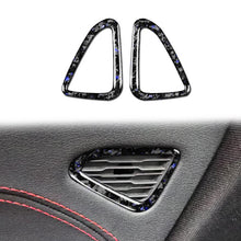 Load image into Gallery viewer, 2pcs/Set Forged Gold Foil Carbon Fiber Car Door Air Outlet Decorative Sticker for Chevrolet Corvette C8 2020-, Left and Right Driver, Door Air Outlet