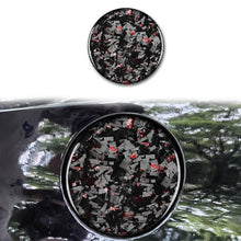 Load image into Gallery viewer, Forged Gold Foil Carbon Fiber Car Fuel Tank Cap Decorative Sticker for Chevrolet Corvette C8 2020-, Left and Right Driver, Fuel Tank Cap