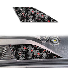 Load image into Gallery viewer, Forged Gold Foil Carbon Fiber Car Front Storage Vents Decorative Sticker for Chevrolet Corvette C8 2020-, Left Driver, Front Storage Vents, Left Driver