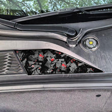 Load image into Gallery viewer, Forged Gold Foil Carbon Fiber Car Front Storage Vents Decorative Sticker for Chevrolet Corvette C8 2020-, Left Driver, Front Storage Vents, Left Driver