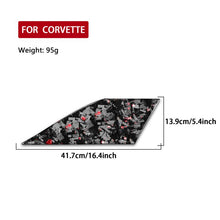 Load image into Gallery viewer, Forged Gold Foil Carbon Fiber Car Front Storage Vents Decorative Sticker for Chevrolet Corvette C8 2020-, Right Driver, Front Storage Vents, Right Driver