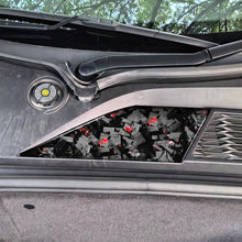 Load image into Gallery viewer, Forged Gold Foil Carbon Fiber Car Front Storage Vents Decorative Sticker for Chevrolet Corvette C8 2020-, Right Driver, Front Storage Vents, Right Driver