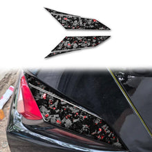 Load image into Gallery viewer, 4pcs/Set Forged Gold Foil Carbon Fiber Car Taillight Sides Decorative Sticker for Chevrolet Corvette C8 2020-, Left and Right Driver, Taillight Sides