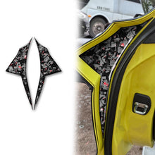 Load image into Gallery viewer, 2pcs/Set Forged Gold Foil Carbon Fiber Car Inside Door Decorative Sticker for Chevrolet Corvette C8 2020-, Left and Right Driver, Inside Door