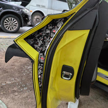 Load image into Gallery viewer, 2pcs/Set Forged Gold Foil Carbon Fiber Car Inside Door Decorative Sticker for Chevrolet Corvette C8 2020-, Left and Right Driver, Inside Door