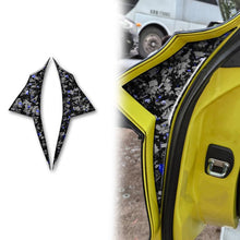 Load image into Gallery viewer, 2pcs/Set Forged Gold Foil Carbon Fiber Car Inside Door Decorative Sticker for Chevrolet Corvette C8 2020-, Left and Right Driver, Inside Door
