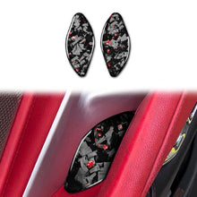 Load image into Gallery viewer, 2pcs/Set Forged Gold Foil Carbon Fiber Car Inside Door Bowl Decorative Sticker for Chevrolet Corvette C8 2020-, Left and Right Driver, Inside Door Bowl