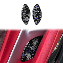 Load image into Gallery viewer, 2pcs/Set Forged Gold Foil Carbon Fiber Car Inside Door Bowl Decorative Sticker for Chevrolet Corvette C8 2020-, Left and Right Driver, Inside Door Bowl