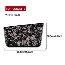 Load image into Gallery viewer, Forged Gold Foil Carbon Fiber Car Front Passenger Seat Panel Decorative Sticker for Chevrolet Corvette C8 2020-, Right Driver, Front Passenger Seat Panel, Right Driver