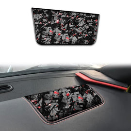 Forged Gold Foil Carbon Fiber Car Front Passenger Seat Panel Decorative Sticker for Chevrolet Corvette C8 2020-, Left Driver, Front Passenger Seat Panel, Left Driver