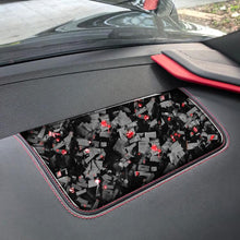 Load image into Gallery viewer, Forged Gold Foil Carbon Fiber Car Front Passenger Seat Panel Decorative Sticker for Chevrolet Corvette C8 2020-, Left Driver, Front Passenger Seat Panel, Left Driver