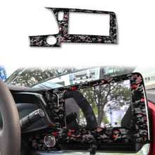 Load image into Gallery viewer, Forged Gold Foil Carbon Fiber Car Central Control Screen Frame Decorative Sticker for Chevrolet Corvette C8 2020-, Left Driver, Central Control Screen Frame, Left Driver