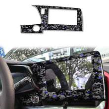 Load image into Gallery viewer, Forged Gold Foil Carbon Fiber Car Central Control Screen Frame Decorative Sticker for Chevrolet Corvette C8 2020-, Left Driver, Central Control Screen Frame, Left Driver
