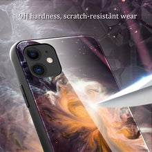 Load image into Gallery viewer, Marble Pattern Glass Protective Case, For iPhone 12 mini, For iPhone 12 Pro Max, For iPhone 11 Pro, For iPhone SE 2022 / SE 2020 / 8 / 7, For iPhone X