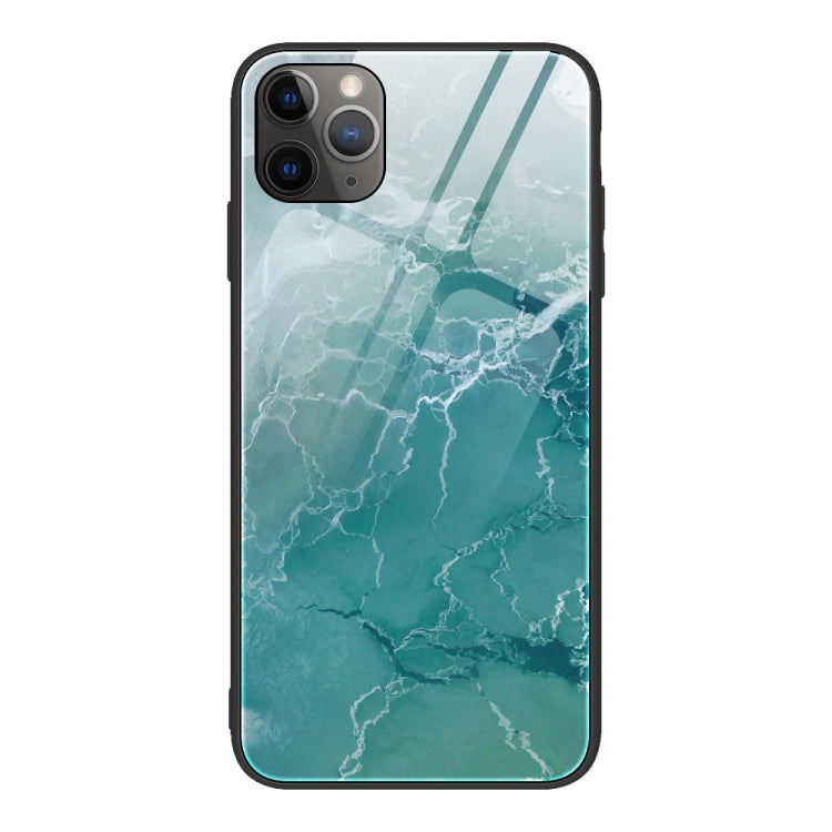 Marble Pattern Glass Protective Case, For iPhone 12 mini, For iPhone 12 Pro Max, For iPhone 11 Pro, For iPhone SE 2022 / SE 2020 / 8 / 7, For iPhone X