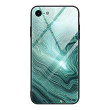 Load image into Gallery viewer, Marble Pattern Glass Protective Case, For iPhone 12 mini, For iPhone 12 Pro Max, For iPhone 11 Pro, For iPhone SE 2022 / SE 2020 / 8 / 7, For iPhone X