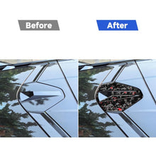 Load image into Gallery viewer, 4pcs/Set Forged Gold Foil Carbon Fiber Car Rear Roof Camera Decorative Sticker for Chevrolet Corvette C8 2020-, Left and Right Driver, Rear Roof Camera