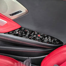 Load image into Gallery viewer, 2pcs/Set Forged Gold Foil Carbon Fiber Car Inside Armrest Panel Decorative Sticker for Chevrolet Corvette C8 2020-, Left and Right Driver, Inside Armrest Panel
