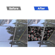 Load image into Gallery viewer, 4pcs/Set Forged Gold Foil Carbon Fiber Car Roof Camera Sides Decorative Sticker for Chevrolet Corvette C8 2020-, Left and Right Driver, Roof Camera Sides
