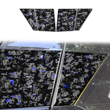 Load image into Gallery viewer, 4pcs/Set Forged Gold Foil Carbon Fiber Car Roof Camera Sides Decorative Sticker for Chevrolet Corvette C8 2020-, Left and Right Driver, Roof Camera Sides