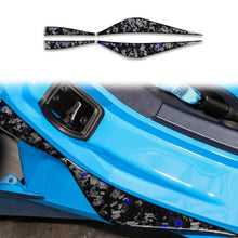 Load image into Gallery viewer, 4pcs/Set Forged Gold Foil Carbon Fiber Car Door Armrest Side Decorative Sticker for Chevrolet Corvette C8 2020-, Left and Right Driver, Door Armrest Side
