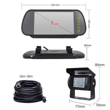 Load image into Gallery viewer, 7 inch Car Reversing Rearview Camera Monitor Kit, Car Rearview Camera Monitor Kit