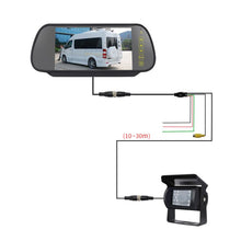 Load image into Gallery viewer, 7 inch Car Reversing Rearview Camera Monitor Kit, Car Rearview Camera Monitor Kit